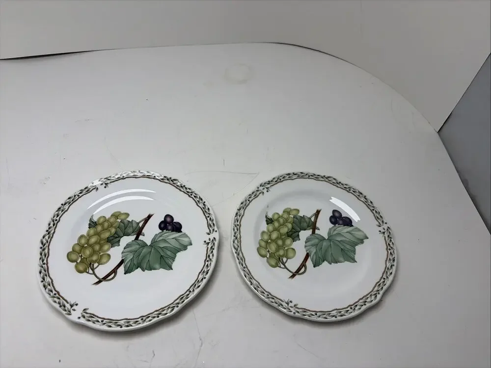 Noritake Royal Orchard Bread & Butter Plates Japan Set Of Two